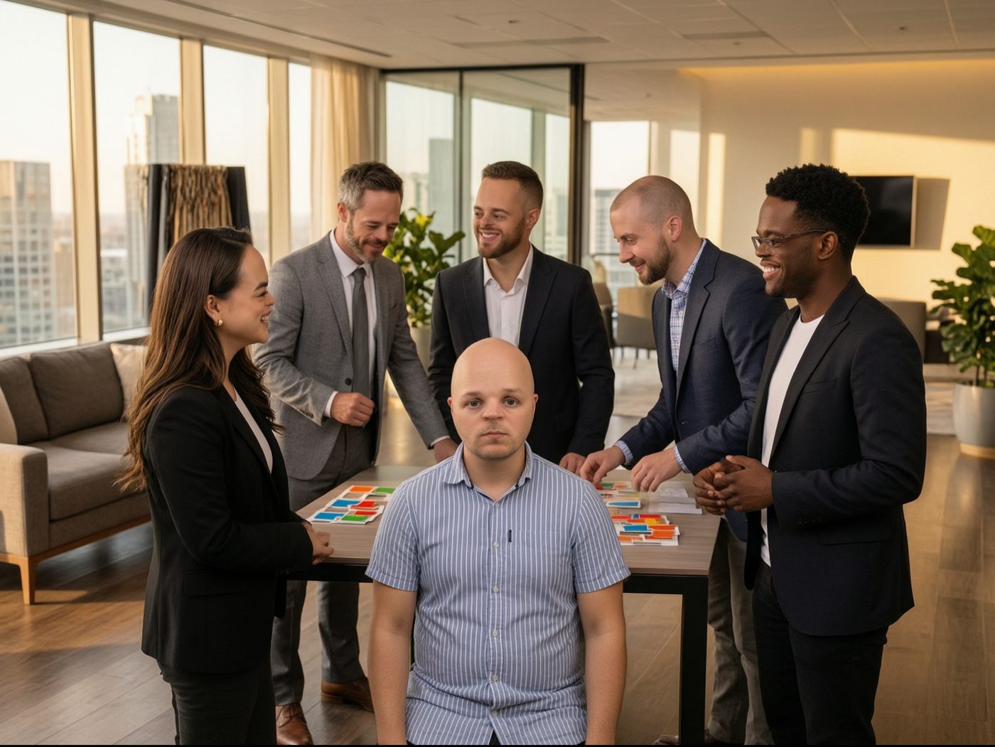 Portrait Audit analysts in a standards review.